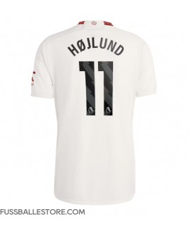 Günstige Manchester United Rasmus Hojlund #11 3rd trikot 2023-24 Kurzarm